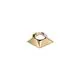 Reflector spoturi cu LED, Ideal Lux Zeus 13W, 64x64x20mm, auriu, 323640