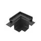 Element de conectare colt sina magnetica incastrata Ideal Lux Ego - Recessed Easy, 100x100x52mm, negru