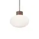 Pendul, Ideal Lux Clio, 1xE27, 90x45x1005mm, cafeniu, IP44, 326801