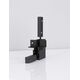 Conector V pentru sina magnetica incastrata Nova Luce, Ultra Slim V Connector, negru