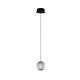 Pendul LED, AZzardo Edem 1, 4.2W, 3000K, negru nisipiu