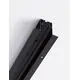 Sina magnetica incastrata Nova Luce Buxton L, 1m, negru