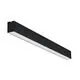 Profil LED aplicat AZzardo Linelio Opal CCT, 40W, negru, dimabil