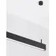 Profil LED integrat suspendat Nova Luce Lina, 40W, 4000K, 1.2m, negru