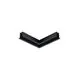 Conector Q sina magnetica incastrata Nova Luce Buxton L, negru