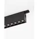 Sina aplicata pentru profil LED integrat, Nova Luce Bongo, 1190mm, negru