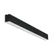 Profil LED aplicat AZzardo Linelio Opal CCT, 24W, negru, dimabil