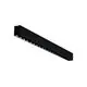 Profil LED aplicat AZzardo Linelio Points CCT, 24W, negru, dimabil