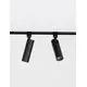 Spot LED dublu ajustabil, sina magnetica Nova Luce Magnetic, 10W, 3000K, dimabil, negru