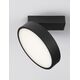 Plafoniera LED aplicata Nova Luce Perfect, 20W, 3000K, dimabil, Triac, negru