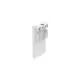 Element de capat, sina magnetica, aplicata, Ideal Lux Ego High, 26x11x52mm, alb, 282664
