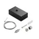 Kit de suspendare profil LED, Ideal Lux Steel, 100x55x2000mm, alb, 276311