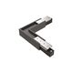 Element de conectare intermediar, sina magnetica, aplicata, Ideal Lux Ego Low, 100x100x27mm, negru, 286259