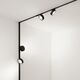 Proiector LED, sina magnetica, Ideal Lux Ego Track Flat, 9W, 3000K, 96x141mm, negru, 290614
