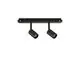 Proiector LED, sina magnetica, Ideal Lux Ego Track Double, 5W, 3000K, 25x95mm, negru, 286334