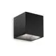Aplica LED, exterior, Ideal Lux Rubik, 8.5W, 3000K, 100x100x100mm, negru, IP54, 269320