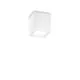 Spot exterior, Ideal Lux Techo, 1xGU10, 90x90x95mm, alb, IP54, 251561