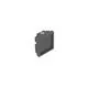 Element de capat, sina magnetica, aplicata, Ideal Lux Ego Low, 26x27x11mm, negru, 267241