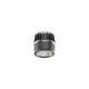 Spot fix LED, Ideal Lux Dynamic, 9W, 3000K, 56x51mm, negru, IP54, 252988