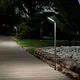 Stalp mediu LED, Ideal Lux Agos, 6.5W, 3000K, 150x95x800mm, antracit, IP54, 254319