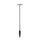 Stalp tip tarus LED AZzardo Alva, IP54, 12W, 1200 mm inaltime, gri inchis