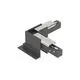 Element de conectare intermediar, sina magnetica, incastrata, Ideal Lux Ego, 100x100x52mm, negru, 258232