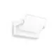 Aplica LED, exterior, Ideal Lux Swipe, 20.5W, 3000K, 212x165x100mm, alb, IP54, 287690