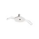 Baza circulara, incastrata, Ideal Lux, 110x34mm, negru, 307114