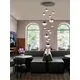 Pendul LED Schuller Sphere, 78.6W, alb-auriu-cupru-nichel satinat, H230, dimabil, telecomanda