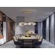 Pendul LED Schuller Velas, 21W, 3000K, auriu
