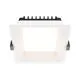 Spot fix LED, incastrat, Maytoni Okno, 12W, 3000K, 110x110x50mm, alb, IP44