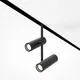Spot mobil LED, sina magnetica, Maytoni Elti Duo, 2x12W, 3000K, 52x362mm, negru