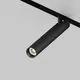 Spot mobil LED, sina magnetica Exility, Maytoni Focus T, 6W, 3000K, 30x225mm, negru