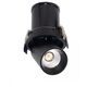 Spot LED, incastrat, Mantra Garda, 7W, 3000K, 85+75x45mm, telescopic, negru, 7833