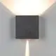 Aplica LED, Mantra Davos Xl, 20W, 2700K, 150x100x150mm, gri inchis, IP65, dimabil 3 trepte, 8609