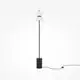 Lampadar, LED, Maytoni Kyoto, 11W, 3000K, alb-auriu-negru, MOD178FL-L11B3K