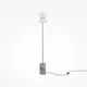 Lampadar, LED, Maytoni Kyoto, 11W, 3000K, alb-auriu, MOD178FL-L11G3K