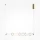 Pendul, LED, Maytoni Cosmo, 39W, 3000K, auriu, MOD210PL-L39BS3K