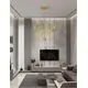 Pendul modern LED Nova Luce Stellar, 72W, auriu, dimabil