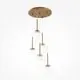Pendul, Maytoni Basic Form, 5XG9, ambra-auriu, MOD521PL-05G