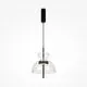 Pendul LED Maytoni Bangkok, 12W, 3000K, 1300 lumeni, Hmax 3480 mm, D250 mm, negru, IP20