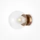 Aplica, Maytoni Basic Form, 1XG9, ambra-auriu, MOD521WL-01G1
