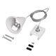 Element de suspendare sina, Carriles T, 2ml, negru, 8560