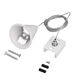 Element de suspendare sina, Carriles T, 2ml, alb, 8561