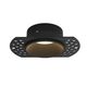 Spot fix, incastrat, Mantra Lances, 1xGU10, 105x30x62mm, negru, 8665