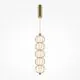 Pendul, LED, Maytoni Golden Cage, 17W, 3000K, auriu, MOD216PL-L10G3K