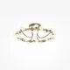 Plafoniera, LED, Maytoni Tessara, 36W, 3000K, alb-auriu, MOD081CL-L36G3K