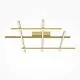 Plafoniera, LED, Maytoni Radiance, 50W, 3000K, auriu, MOD278CL-L50G3K