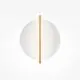 Aplica, LED, Maytoni Mira, 14W, 3000K, auriu, MOD279WL-L14G3K