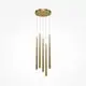 Pendul, LED, Maytoni Cascade, 31W, 2600-3500K, auriu, MOD132PL-L30BSK